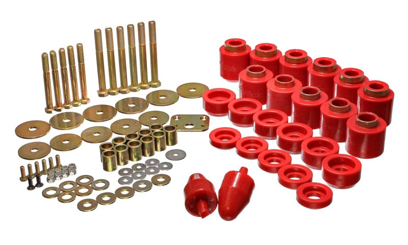 Load image into Gallery viewer, Energy Suspension 1in Body Lift Kit - Red
