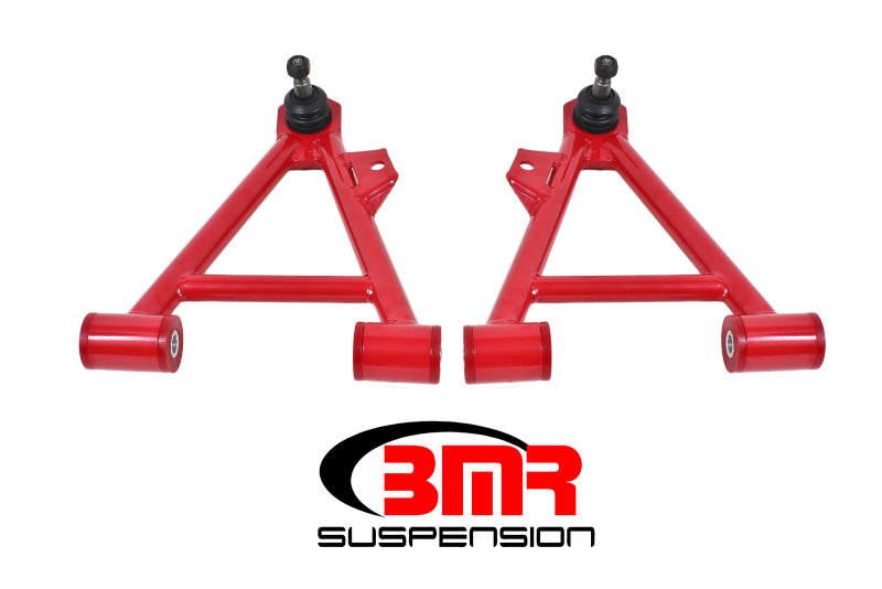 Load image into Gallery viewer, BMR 94-04 Mustang Lower Non-Adj. A-Arms (Coilover Only) w/ Tall Ball Joint (Polyurethane) - Red
