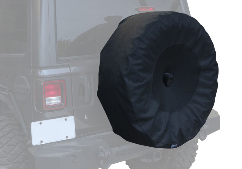 Load image into Gallery viewer, Rampage 2018-2019 Jeep Wrangler(JL) Sport 2-Door Tire Cover w/Cam Slot 33in -35in - Black
