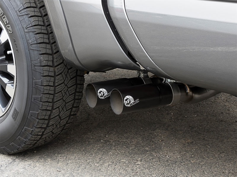 Load image into Gallery viewer, aFe POWER Rebel Series 2-1/2in 409 SS Cat Back Exhaust w/ Black Tips 16-17 Nissan Titan V8 5.6L
