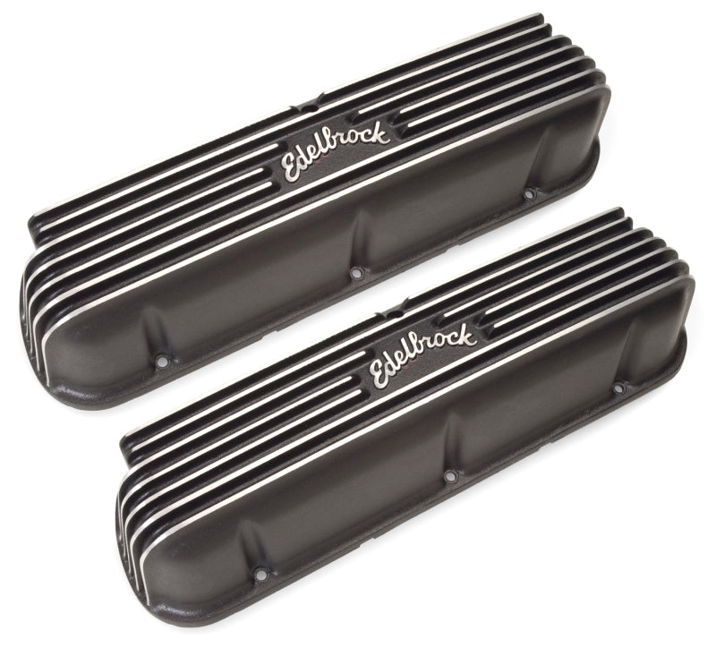 Load image into Gallery viewer, Edelbrock Valve Cover Classic Series Ford 1962-95 221 351W V8 Black
