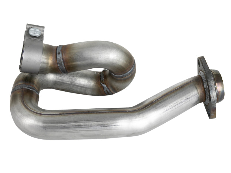 Load image into Gallery viewer, aFe POWER Twisted Steel Loop Relocation Pipe 2018 Jeep Wrangler (JL) V6-3.6L
