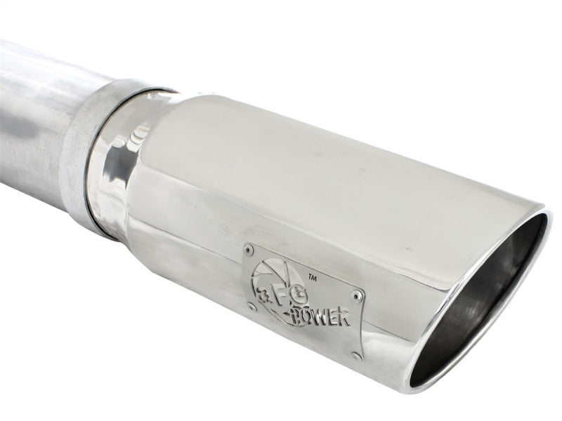 Load image into Gallery viewer, aFe MACHForce XP 5in DPF-Back SS Exht Dodge RAM 13-14 6.7L (td) Mega Cab w/ Polished Tip
