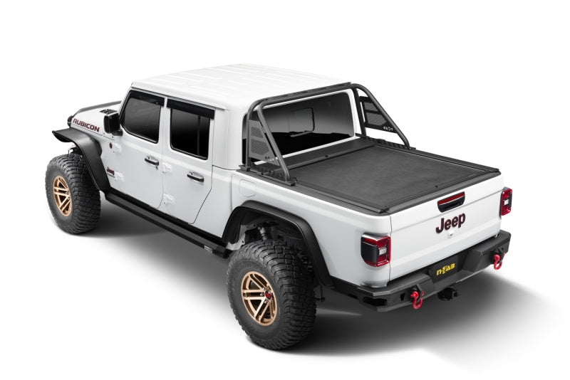 Load image into Gallery viewer, N-Fab ARC Sports Bar 20-22 Jeep Gladiator - Textured Black(Roll-N-Lock Cover Fitment Only)
