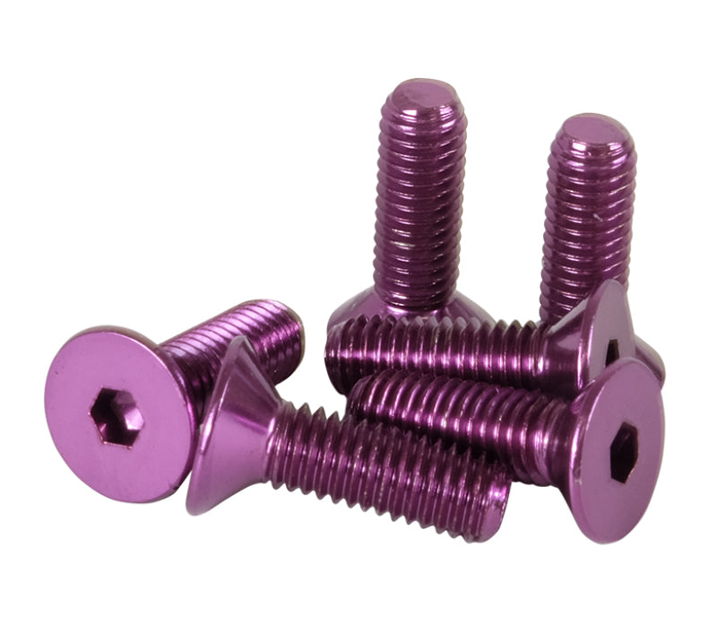 Load image into Gallery viewer, NRG Steering Wheel Screw Upgrade Kit (Conical) - Purple
