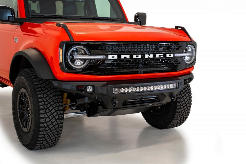 Load image into Gallery viewer, Addictive Desert Designs 2021+ Ford Bronco Stealth Fighter Front Bumper w/ Winch Mount
