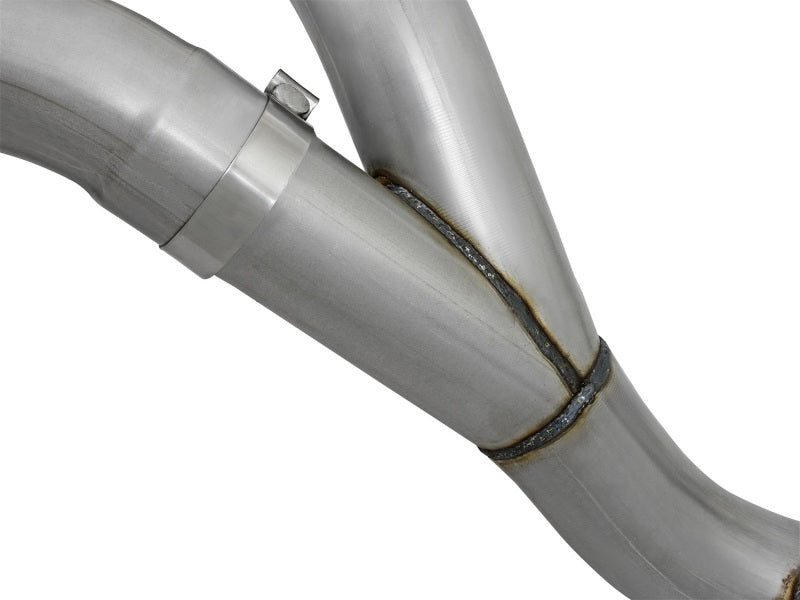Load image into Gallery viewer, aFe LARGE Bore HD 4in Dual DPF-Back SS Exhaust w/Polished Tip 16-17 GM Diesel Truck V8-6.6L (td) LML
