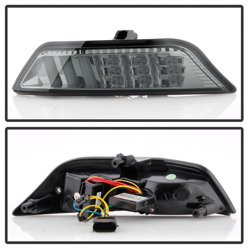 Load image into Gallery viewer, Spyder 15-16 Ford Mustang LED DRL - Smoke (CBL-YD-FM15-LED-SM)
