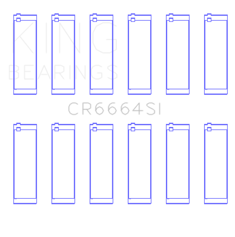 Load image into Gallery viewer, King Engine Bearings Buick V6 Connecting Rod Bearing Set - Set of 6 Pairs
