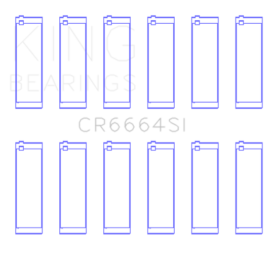 King Engine Bearings Buick V6 Connecting Rod Bearing Set - Set of 6 Pairs
