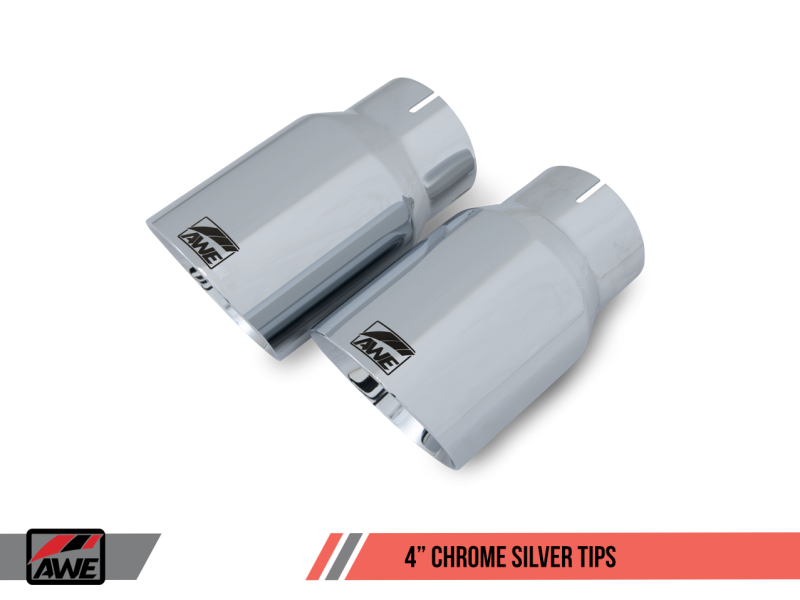 Load image into Gallery viewer, AWE Tuning S550 Mustang GT Cat-Back Exhaust - Track Edition (Chrome Silver Tips)

