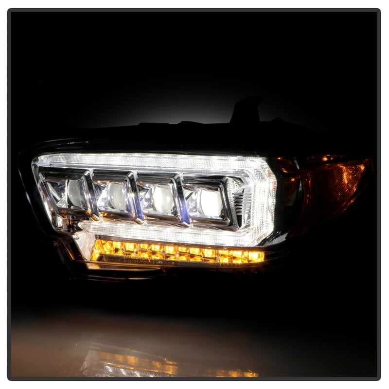 Load image into Gallery viewer, Spyder 16-20 Toyota Tacoma Halogen Model Only High-Power LED Headlights - Chrome PRO-YD-TT16HALAP-C
