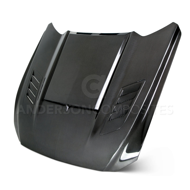 Load image into Gallery viewer, Anderson Composites 15-17 Ford Mustang (Excl. GT350/GT350R) Ram Air Double Sided Hood
