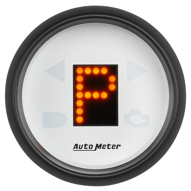 Load image into Gallery viewer, Autometer Phantom 2-1/16in (P/R/N/D/L/OD/O/5/4/3/2/1) Digital Gear Position Gauge
