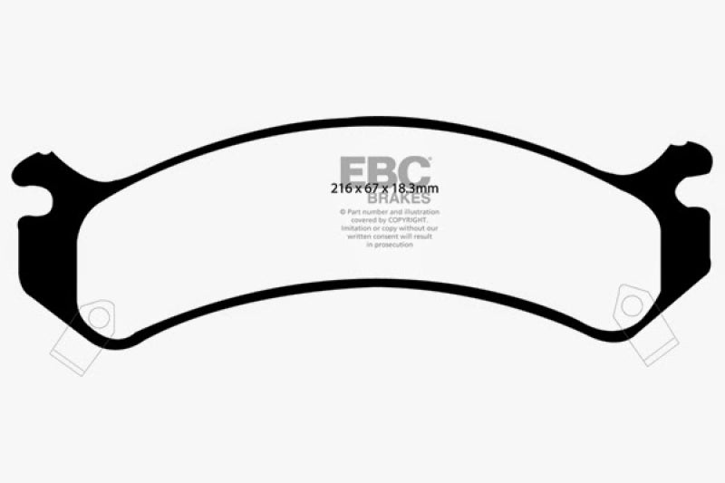 Load image into Gallery viewer, EBC 02 Chevrolet Avalanche 8.1 (2500) Extra Duty Front Brake Pads
