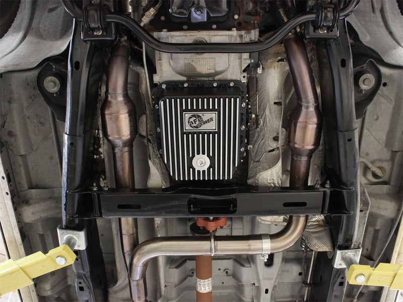 Load image into Gallery viewer, aFe Transmission Pan (Raw); Ford Trucks 93-08 AODE/4R70W
