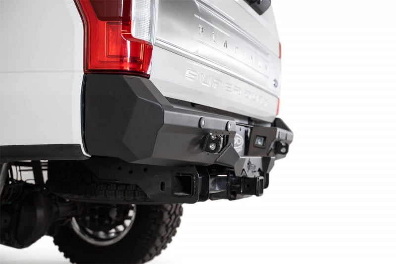 Load image into Gallery viewer, Addictive Desert Designs 17-20 Ford Super Duty Bomber HD Rear Bumper w/ Mounts For Cube Lights
