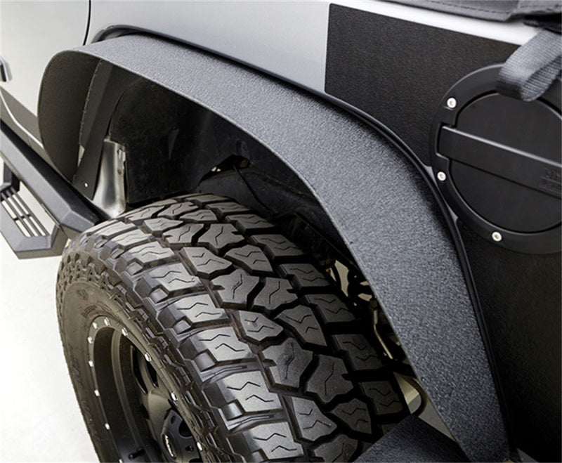 Load image into Gallery viewer, Rampage 2007-2018 Jeep Wrangler(JK) Steel Fender Flares - Slim - Black
