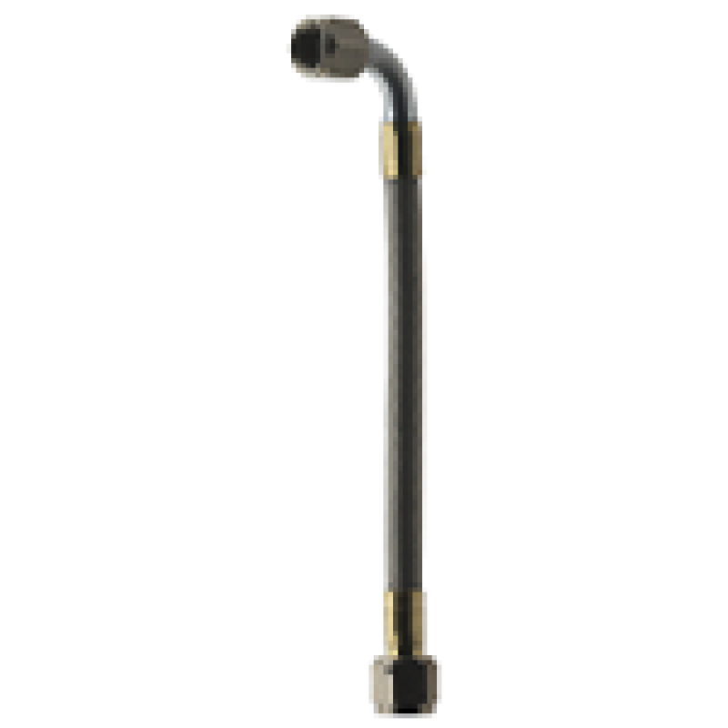 Load image into Gallery viewer, Fragola -6AN Hose Assembly Straight x 90 Degree Alum Nut 96in
