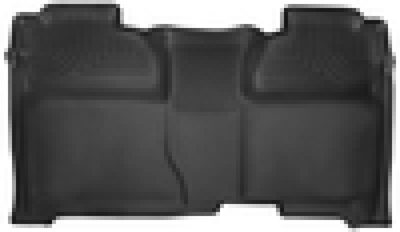 Load image into Gallery viewer, Husky Liners 14-15 Chevy Silverado Crew Cab X-Act Contour Black 2nd Row Floor Liners
