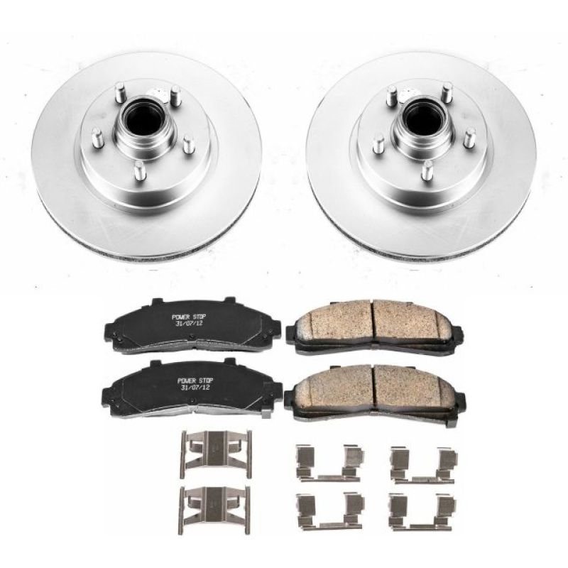 Load image into Gallery viewer, Power Stop 95-01 Ford Explorer Front Z17 Evolution Geomet Coated Brake Kit
