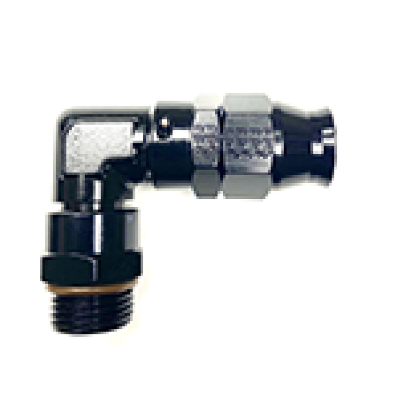 Load image into Gallery viewer, Fragola -8AN 90 Degree Real Street Hose End x -10AN Male ORB (7/8-14)
