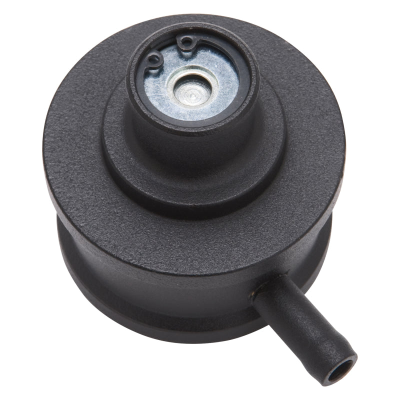 Load image into Gallery viewer, Edelbrock PCV for Valve Cover Aluminum Round Push In w/ 90-Degree Port Breather Look
