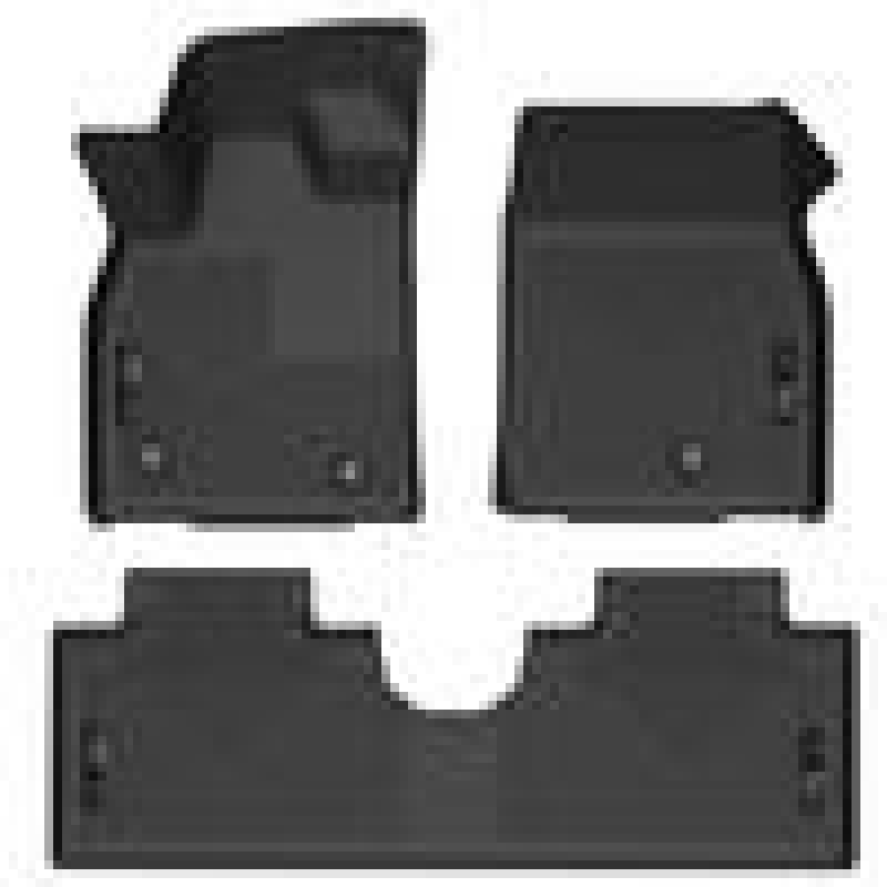 Load image into Gallery viewer, Husky Liners 2021 Ford Mustang Mach-E Weatherbeater Front &amp; 2nd Seat Floor Liners - Black
