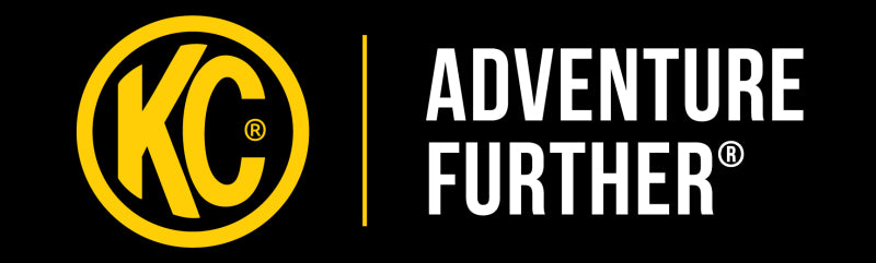 Load image into Gallery viewer, KC HiLiTES 17in. x 60in. Banner - Black w/Yellow
