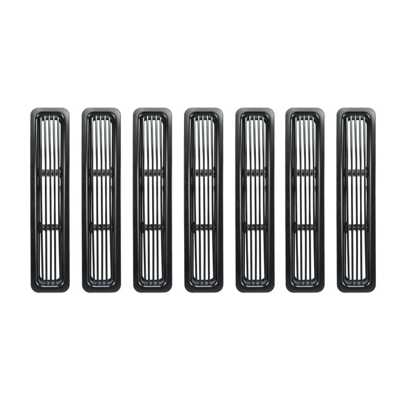 Load image into Gallery viewer, Rugged Ridge Billet Grille Inserts Black 97-06 Jeep Wrangler
