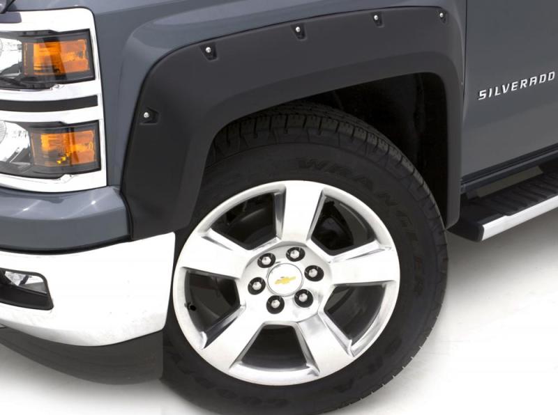 Load image into Gallery viewer, Lund 04-08 Ford F-150 (No Stepside) RX-Rivet Style Smooth Elite Series Fender Flares - Black (4 Pc.)
