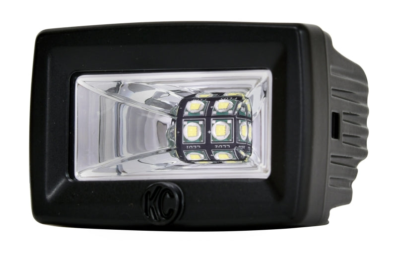 Load image into Gallery viewer, KC HiLiTES C-Series C2 LED 2in. Backup Area Flood Light 20w (Pair Pack System) - Black
