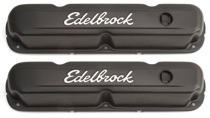 Load image into Gallery viewer, Edelbrock Valve Cover Signature Series Chrysler 1965-1991 318-340-360 CI V8 Black
