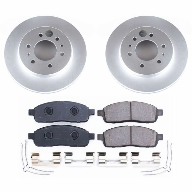 Load image into Gallery viewer, Power Stop 2009 Ford F-150 Front Z17 Evolution Geomet Coated Brake Kit
