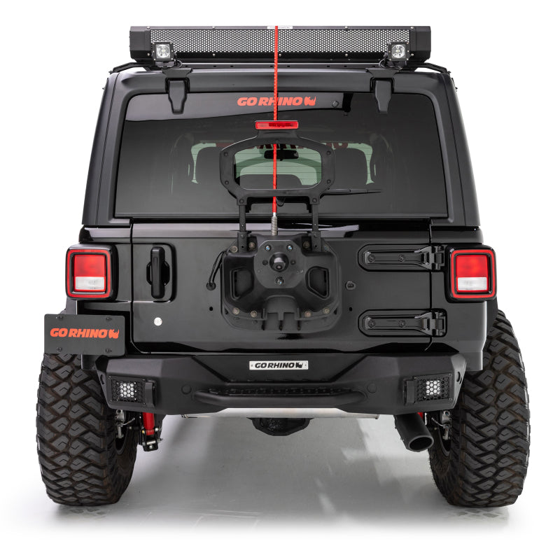 Load image into Gallery viewer, Go Rhino 18-20 Jeep Wrangler JL/JLU Rockline Rear Stubby Bumper
