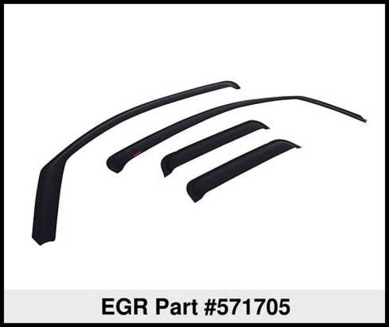 Load image into Gallery viewer, EGR 07-12 Chev Silverado 1500/2500/3500 Crw Cb In-Channel Window Visors - Set of 4 - Matte
