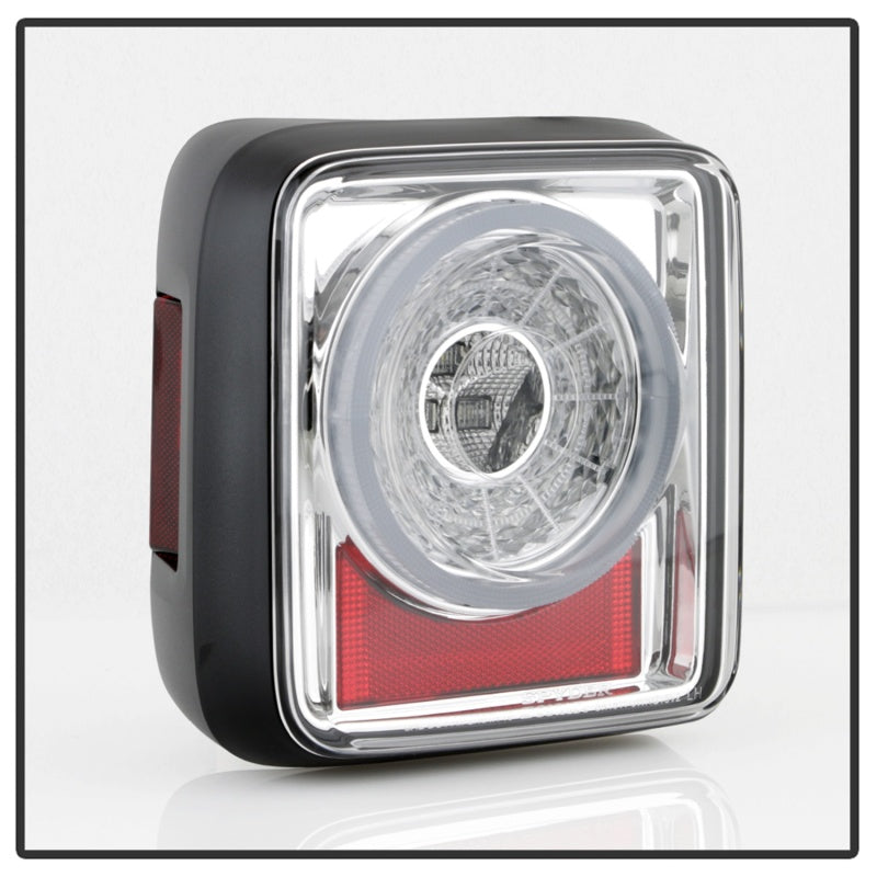 Load image into Gallery viewer, Spyder 19-20 Jeep Wrangler - Full LED Tail Lights - Seq Turn Signal - Chrome ALT-YD-JW19-SEQ-C
