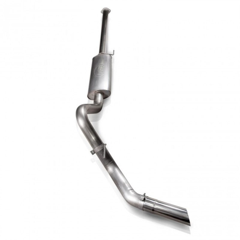 Load image into Gallery viewer, Stainless Works 2011-14 F-150 3.5L 3-1/2in Catback S-Tube Muffler Factory Connection
