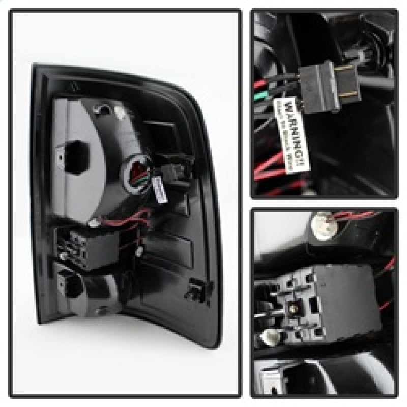 Load image into Gallery viewer, Spyder Dodge Ram 1500 09-14 LED Tail Lights Incandescent- Blk Smke ALT-YD-DRAM09-LED-BSM
