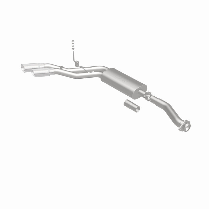 Load image into Gallery viewer, MagnaFlow 11-13 Ford F-150 Pickup Dual Same Side Before P/S Rear Tire Stainless CatBack Perf Exhaust
