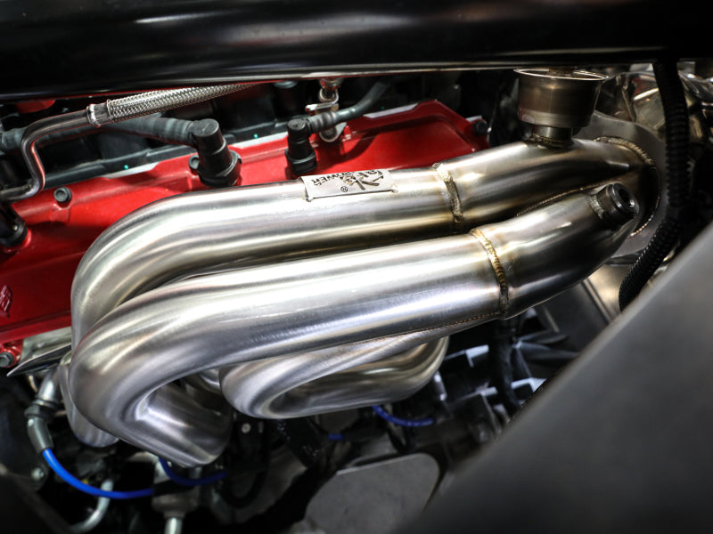 Load image into Gallery viewer, aFe Twisted 304SS Header 2020 Chevy Corvette (C8) 6.2L V8 - Brushed
