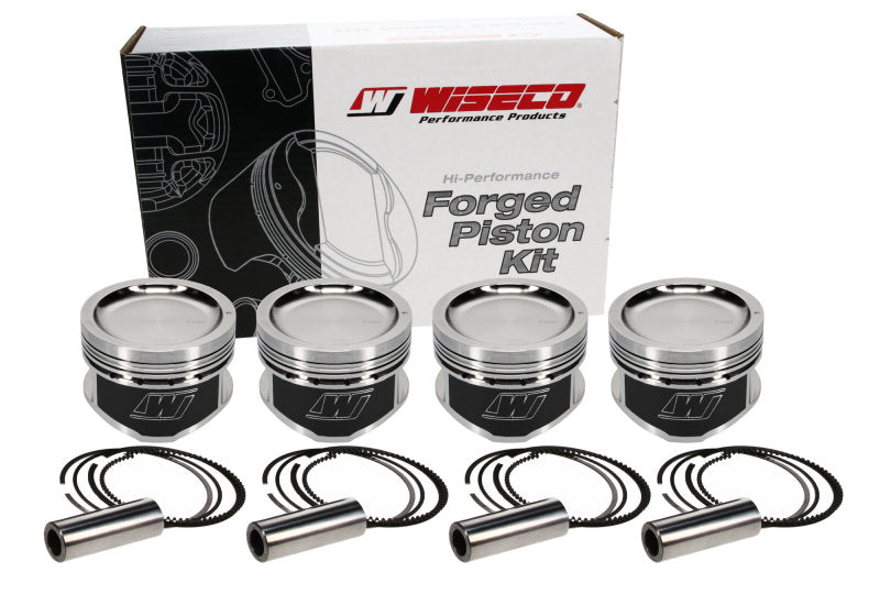 Load image into Gallery viewer, Wiseco Nissan KA24 Dished 9:1 CR 89.0 Piston Kit
