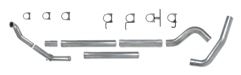 Load image into Gallery viewer, Diamond Eye KIT 4in TB MFLR RPLCMENT PIPE SGL SS 94-97 7 3L F250/F350 PWRSTROKE NFS W CARB EQIV STDS
