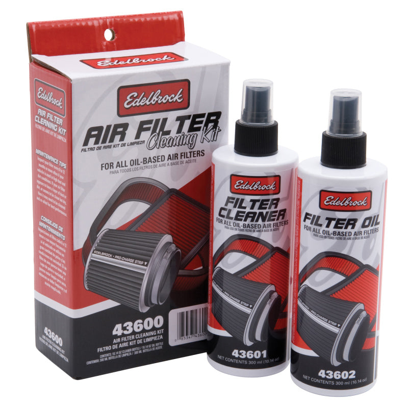 Load image into Gallery viewer, Edelbrock Air Filter Cleaning Kit Clear Oil
