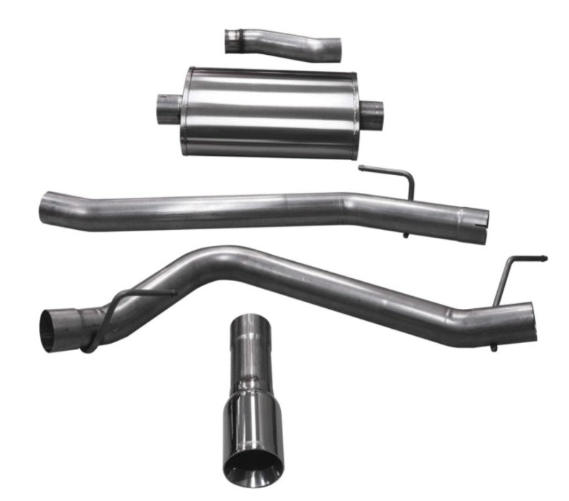 Load image into Gallery viewer, Corsa 2020-2025 Jeep Gladiator JT 3.6L Single Side Exit Cat-Back Exhaust w/ Single 4in Polished Tip
