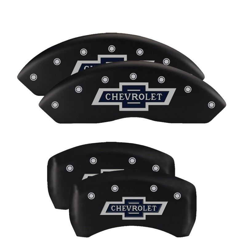 Load image into Gallery viewer, MGP 4 Caliper Covers Engraved Front &amp; Rear RAM Red finish silver ch
