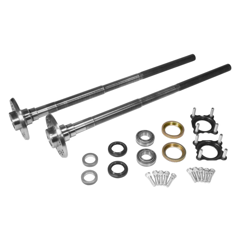 Load image into Gallery viewer, Yukon Gear Chromoly Rear Axle Kit Dana 44 Jeep JK Non-Rubicon 30 Spline 32in Long
