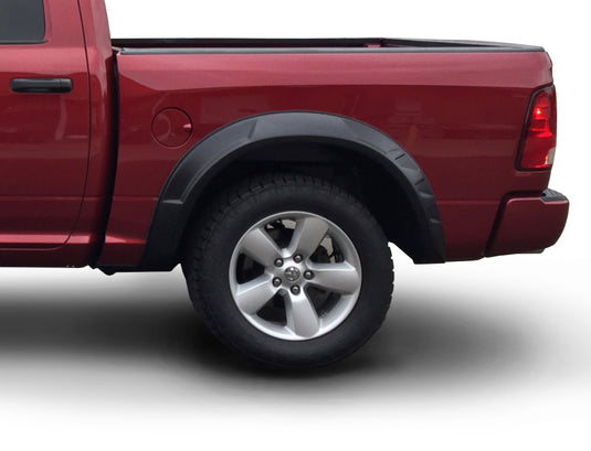 Bushwacker 09-18 Ram 1500 w/ 67.4in Fleetside Bed (Ex. R/T and Rebel) DRT Style Flares 4pc - Black