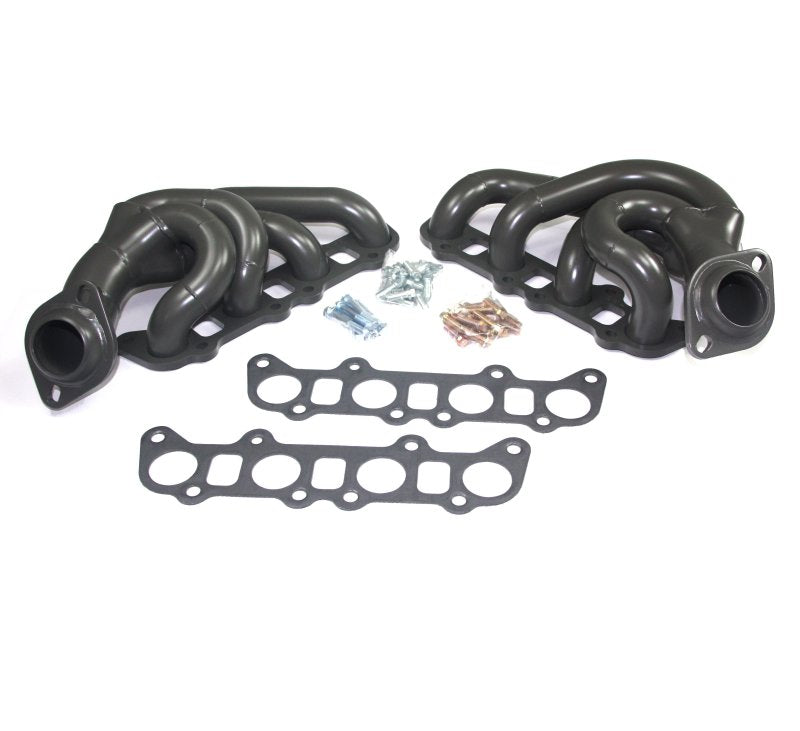 Load image into Gallery viewer, JBA 15-20 Ford F-150 5.0L Coyote 1-3/4in Primary Ti Ctd Cat4Ward Header
