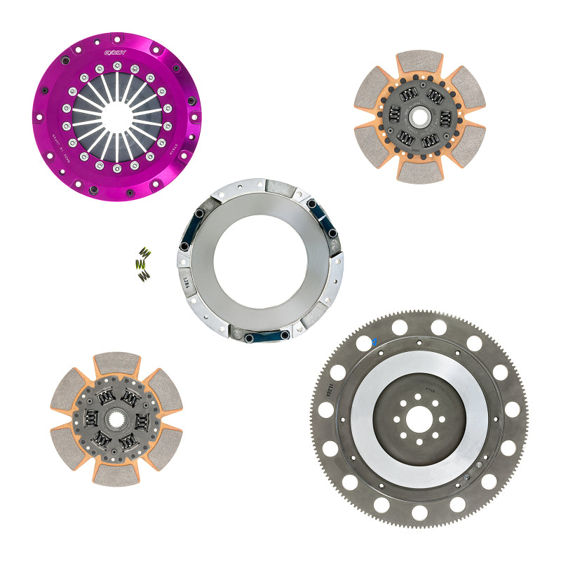Load image into Gallery viewer, Exedy 11-16 Ford Mustang GT 5.0L Hyper Twin Cerametallic Clutch Sprung Center Disc Push Type Cover
